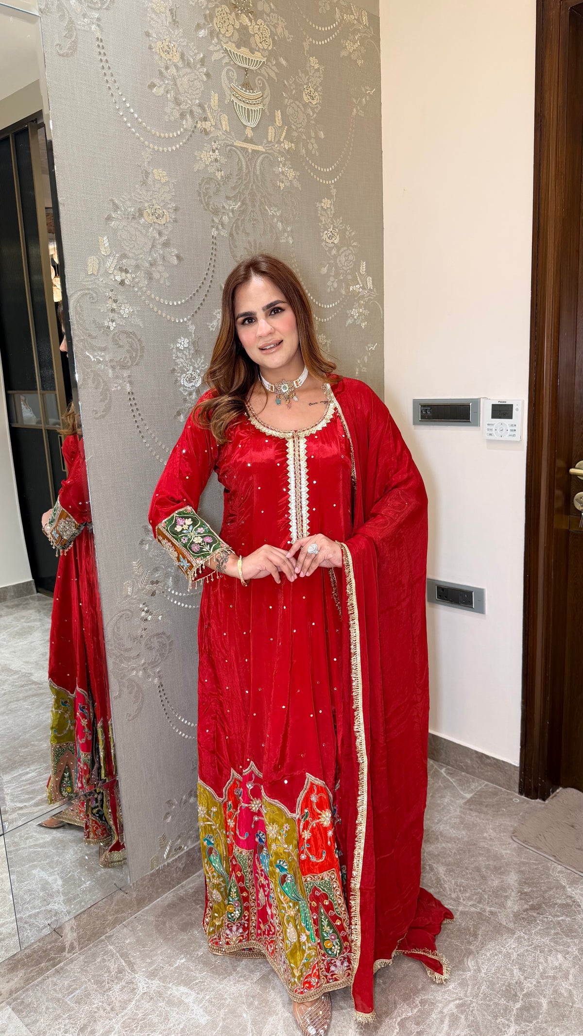 Karwachauth Special Anarkali Suit Set PC3707