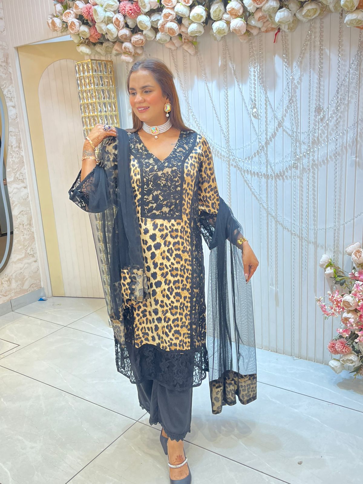 Animal Print Design Suit PC1443