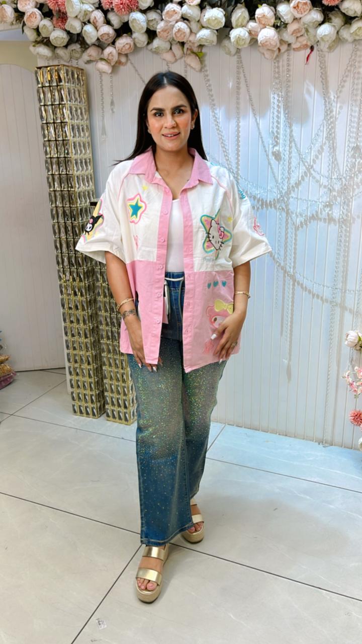 Beautiful Anime Printed Shirt PC1076