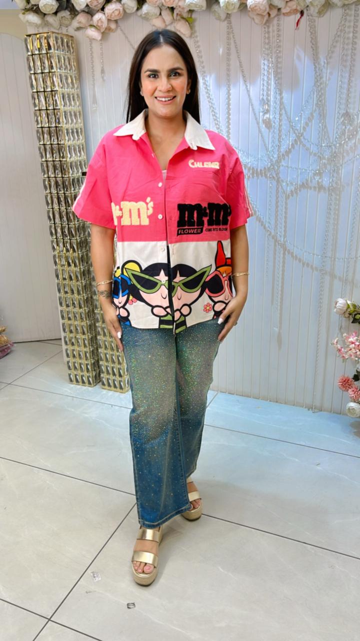 Beautiful Anime Printed Shirt PC1076