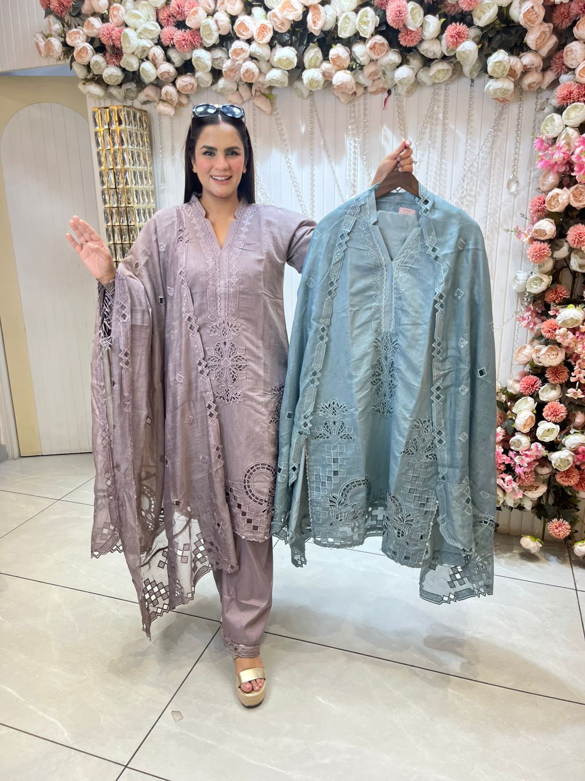 Beautiful Ban-Neck Chicken Work Suit PC1097