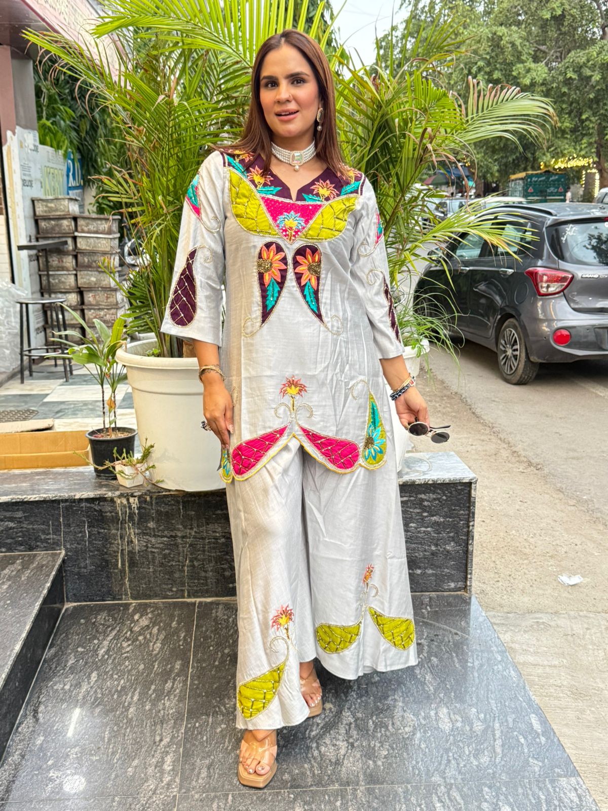 Beautiful Cordset With Embroidery Work PC1524