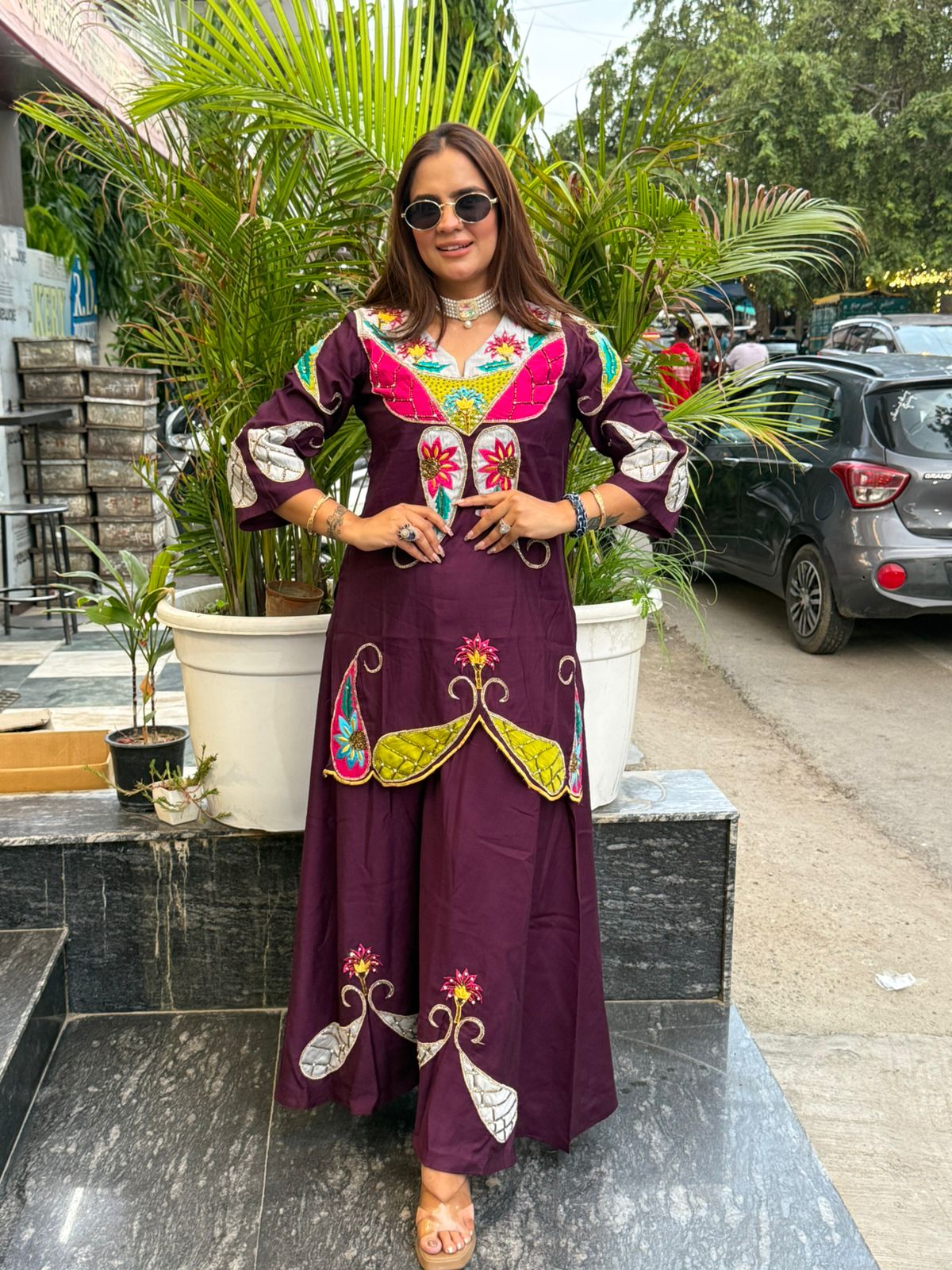 Beautiful Cordset With Embroidery Work PC1524