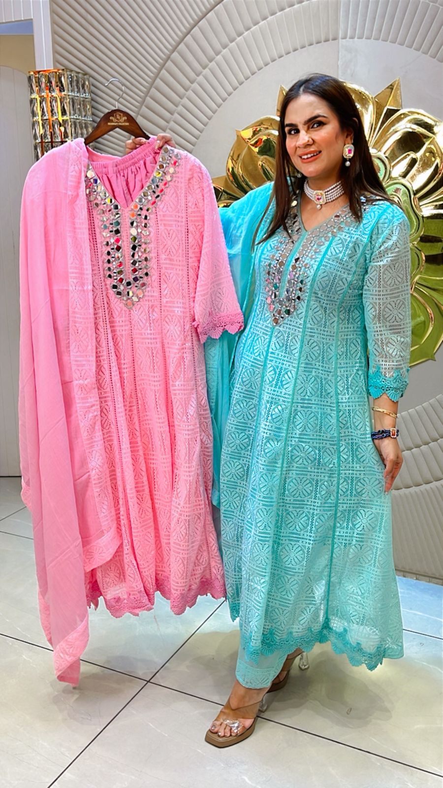 Beautiful Cotton Suit for Summer PC1519