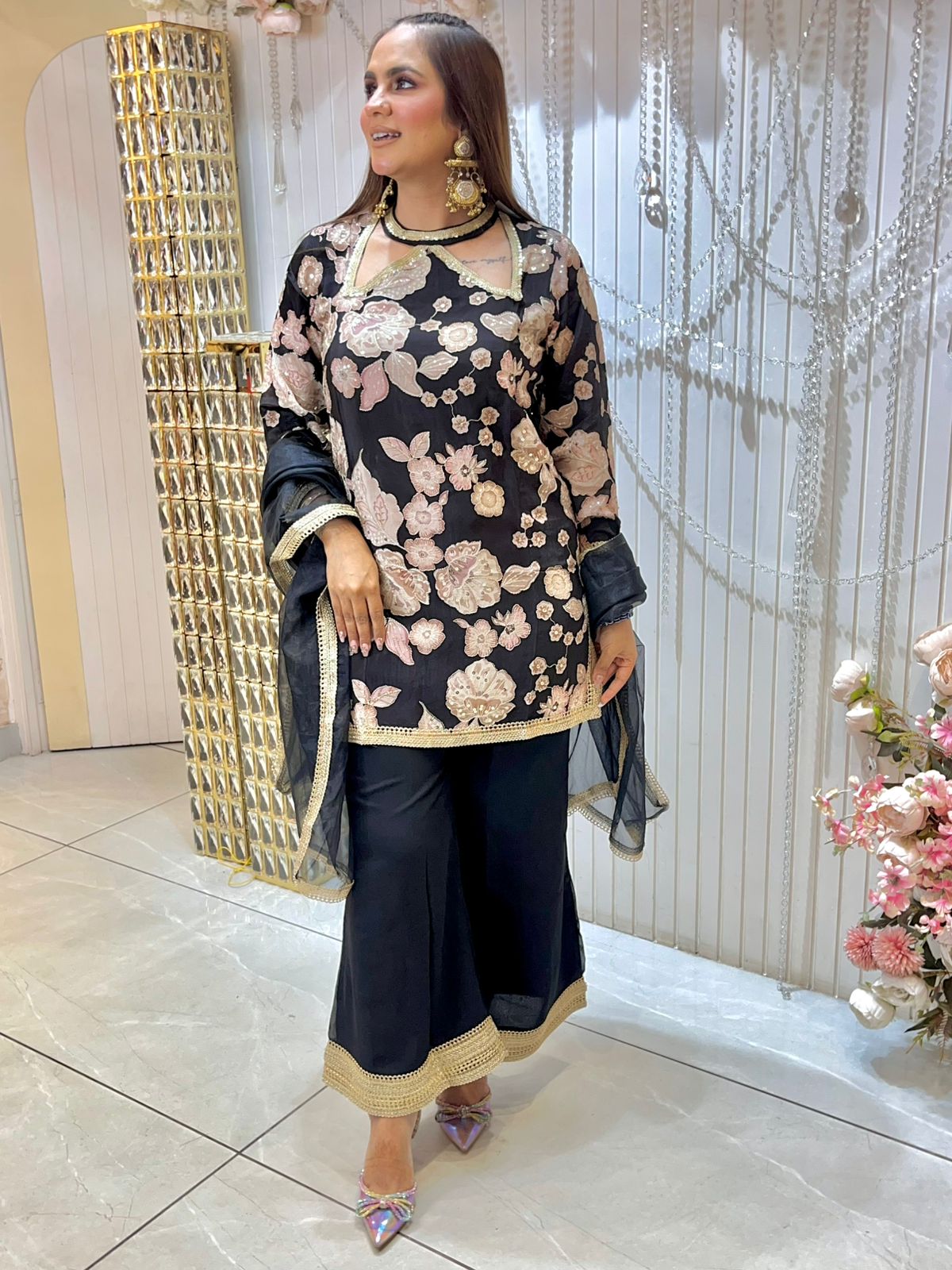 Beautiful Cutout Suit PC1472