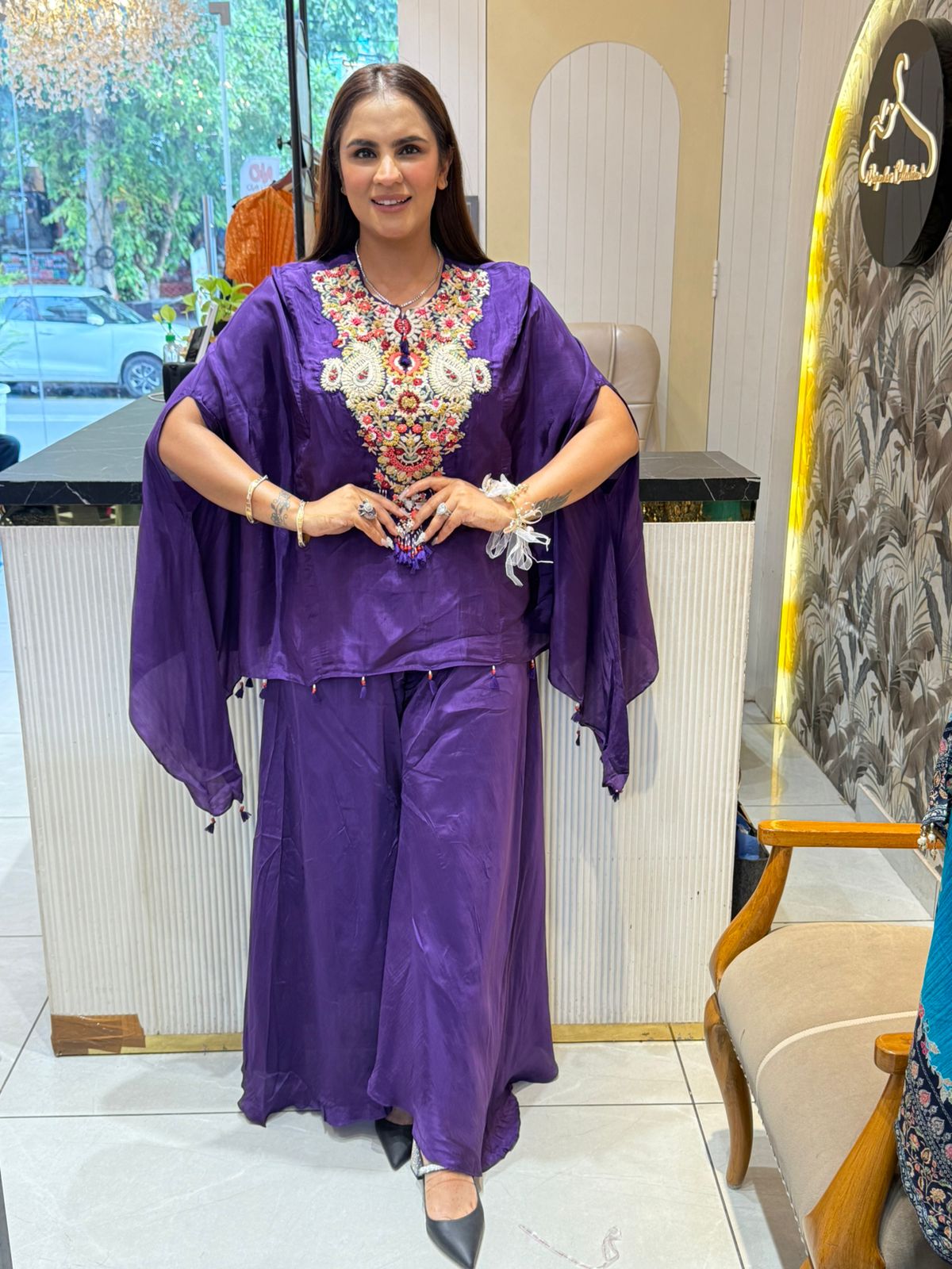Beautiful Designer Kaftan Co-Ord Set PC1456