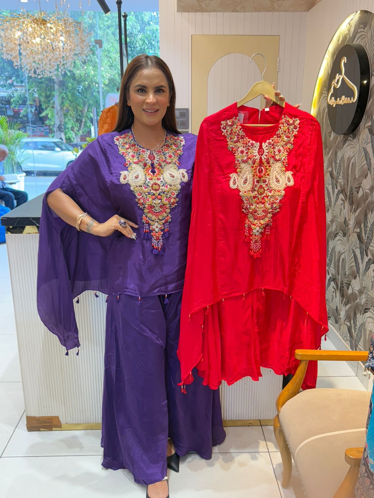Beautiful Designer Kaftan Co-Ord Set PC1456