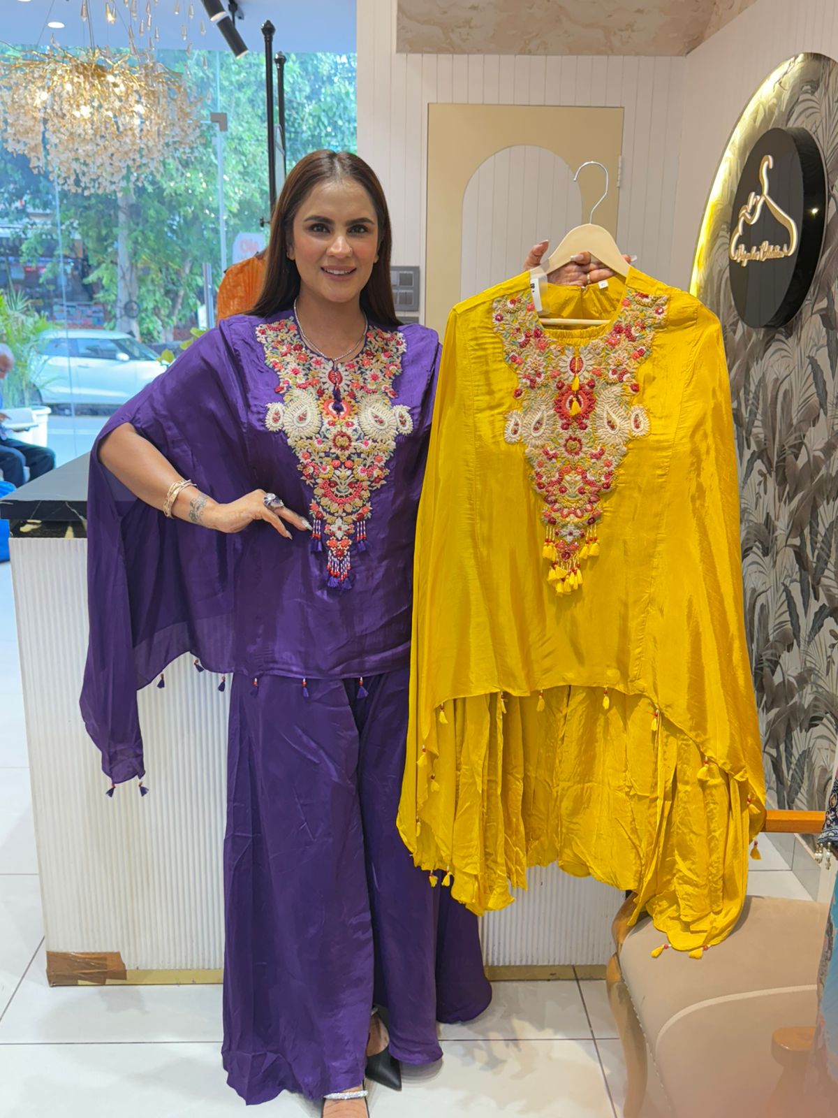 Beautiful Designer Kaftan Co-Ord Set PC1456