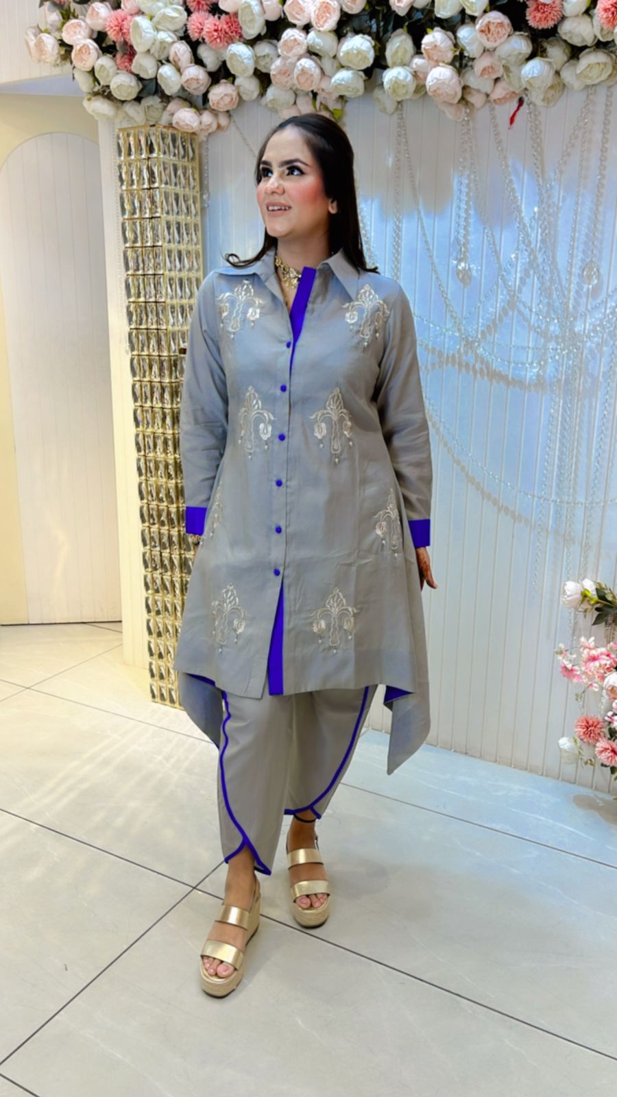 Beautiful Dhoti Style Co-Ord Set PC921