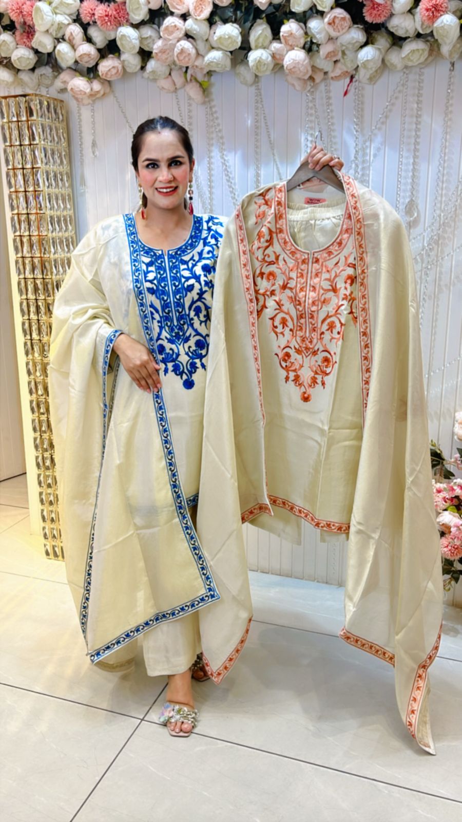 Beautiful Embroidery Work Suit PC757