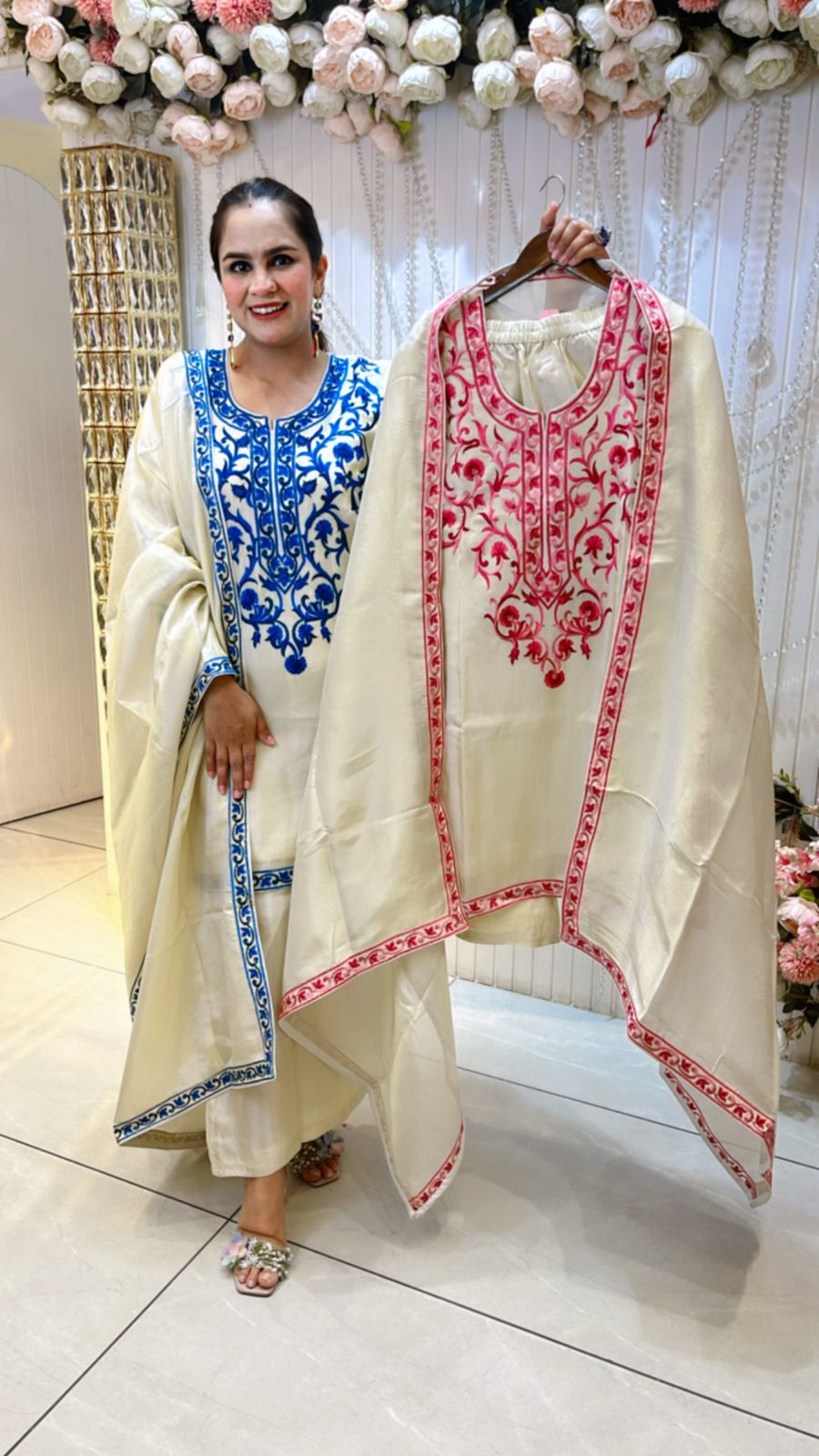 Beautiful Embroidery Work Suit PC757