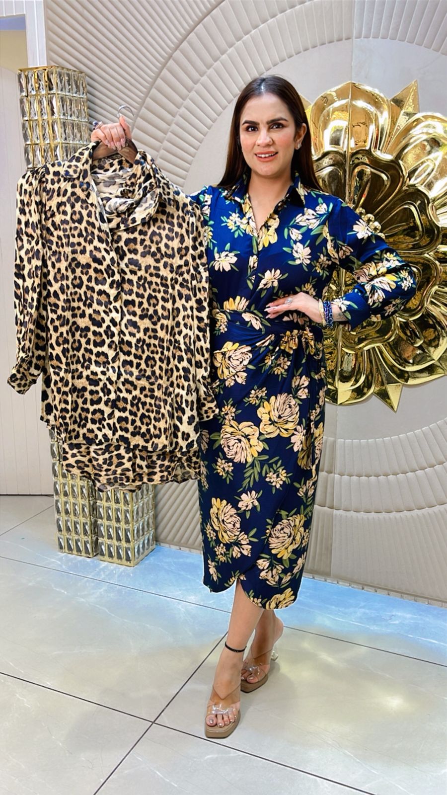 Beautiful Floral Dress PC1505