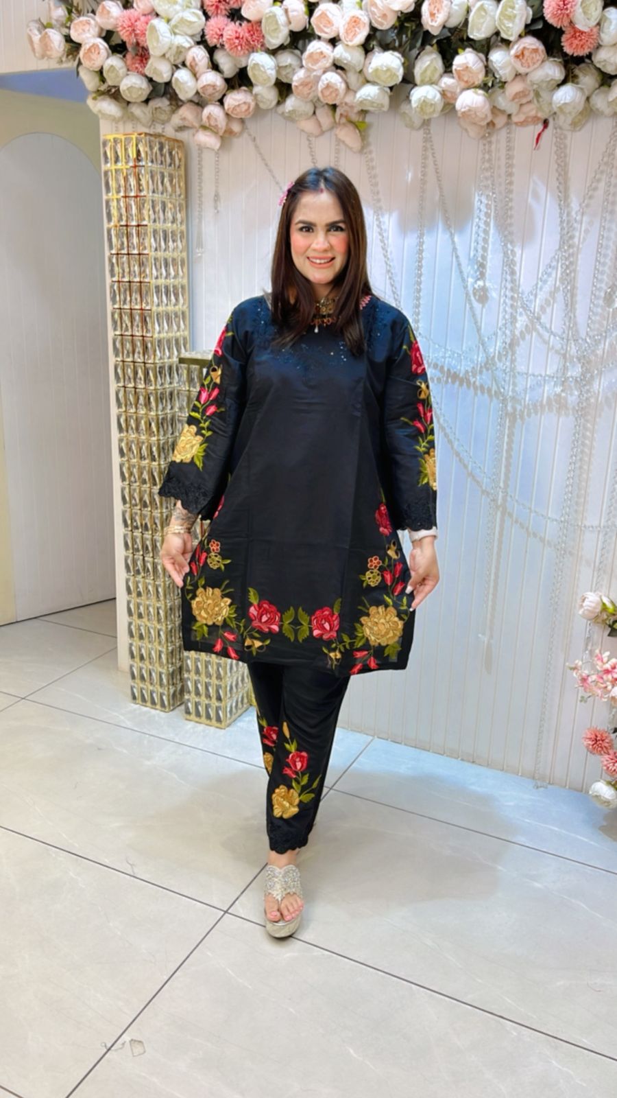 Beautiful Floral Print Co-Ord Set PC1081