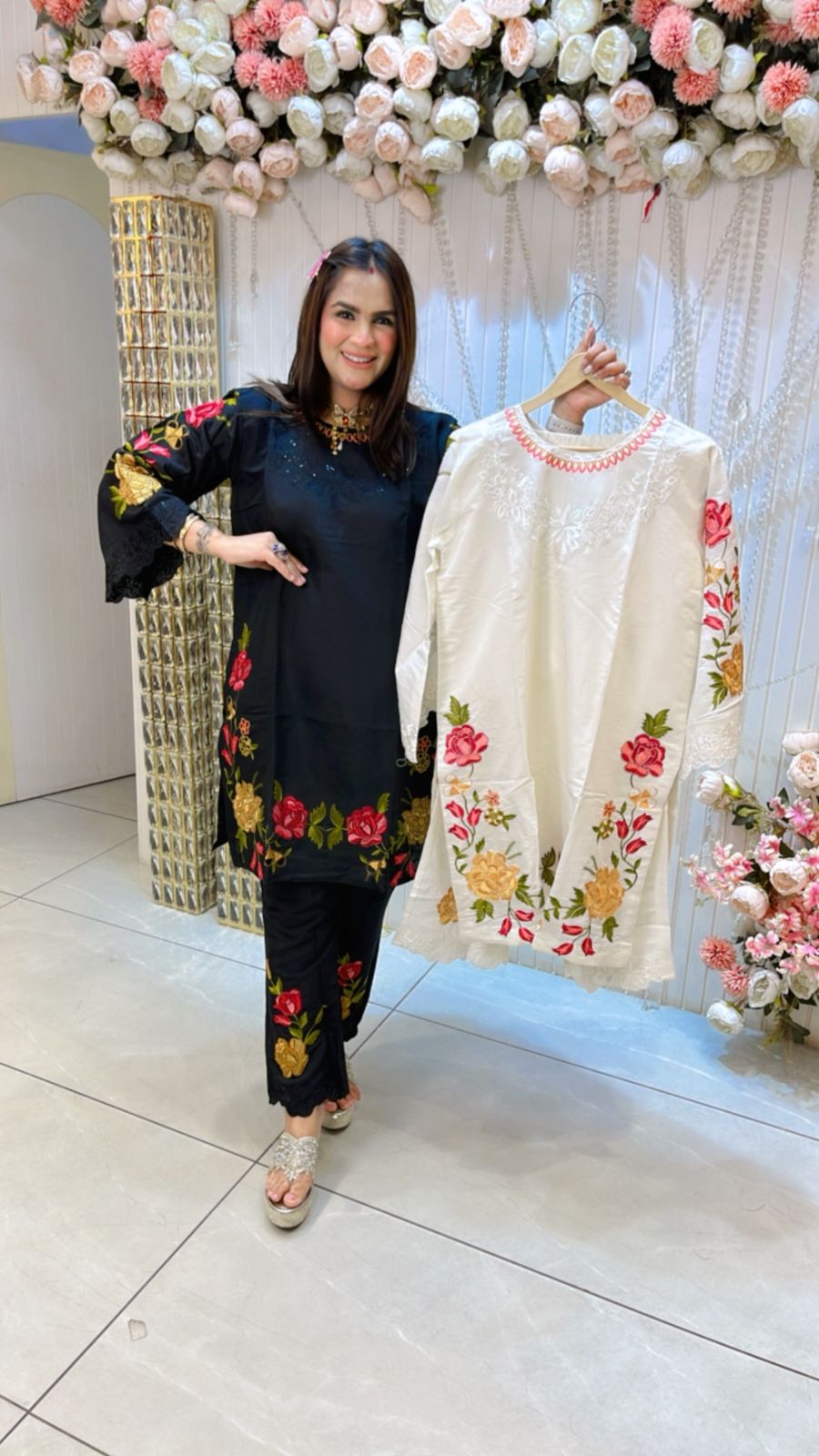 Beautiful Floral Print Co-Ord Set PC1081