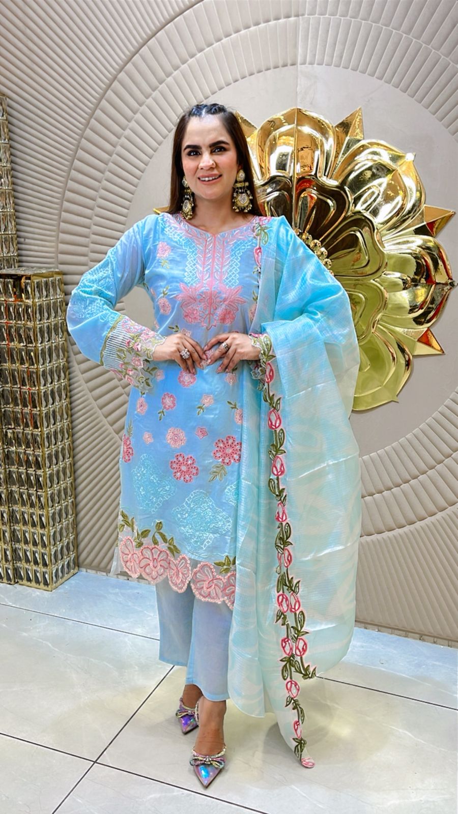 Beautiful Floral Suit PC1484