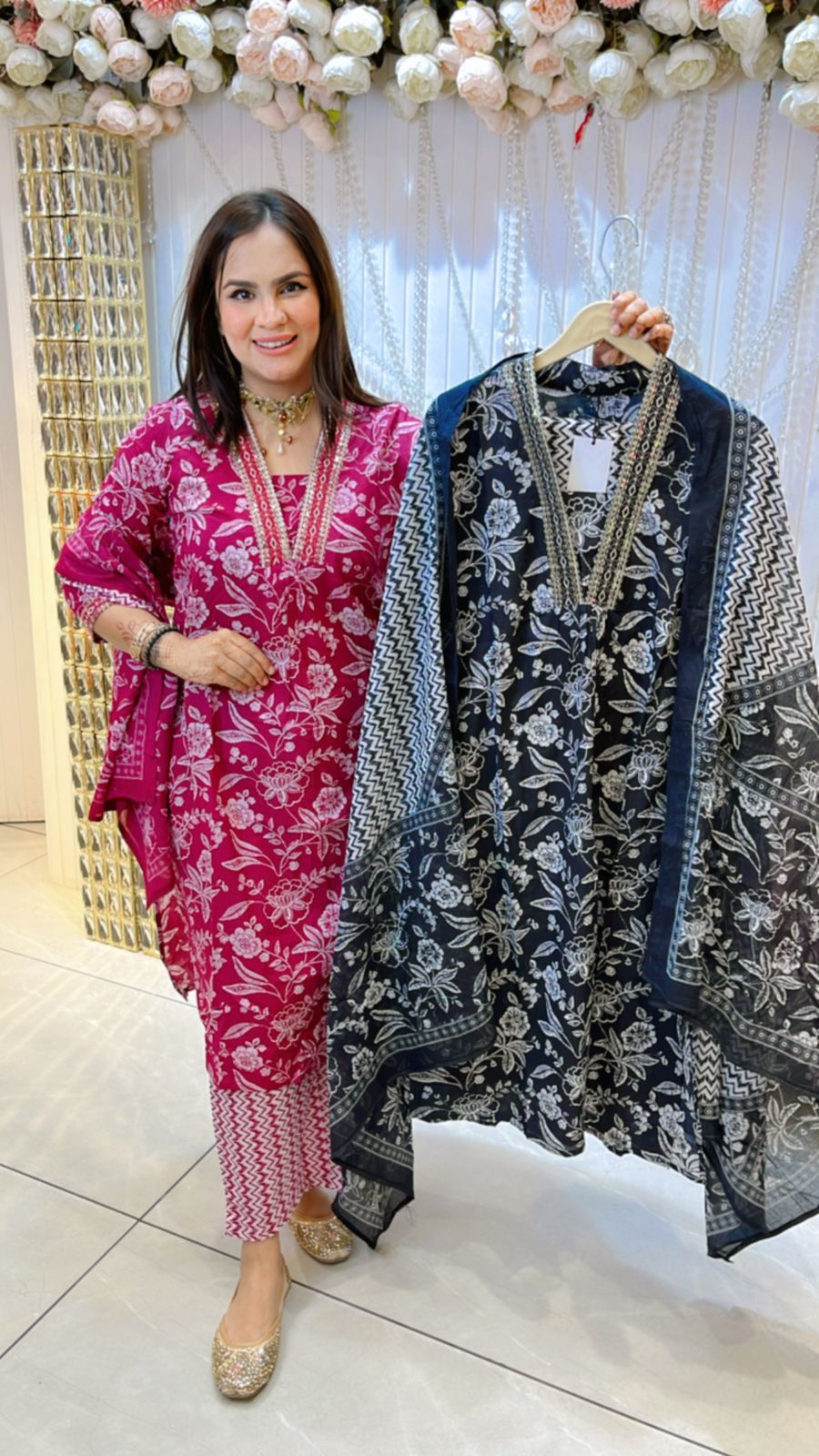 Beautiful Floral Suits PC888