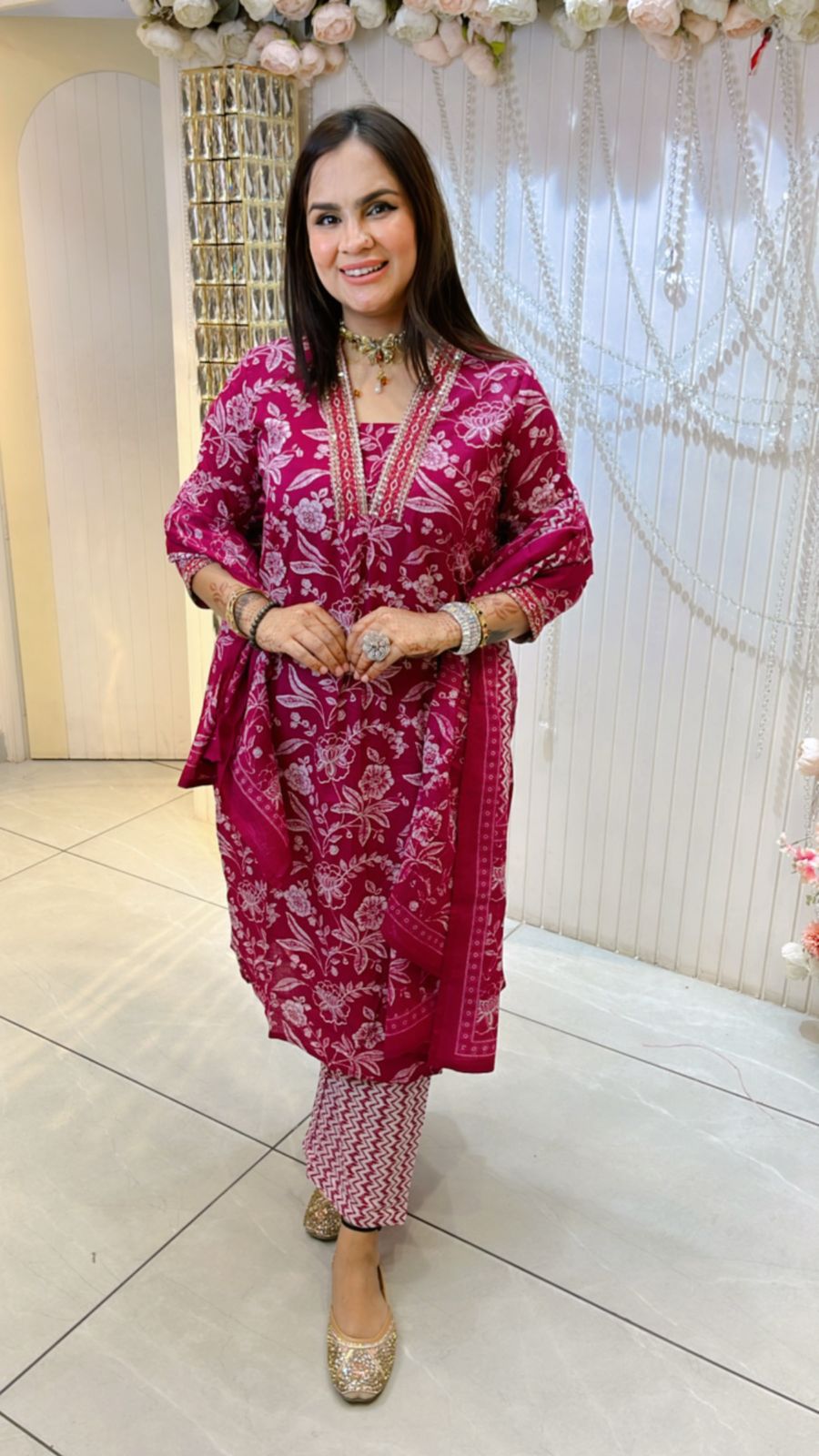 Beautiful Floral Suits PC888