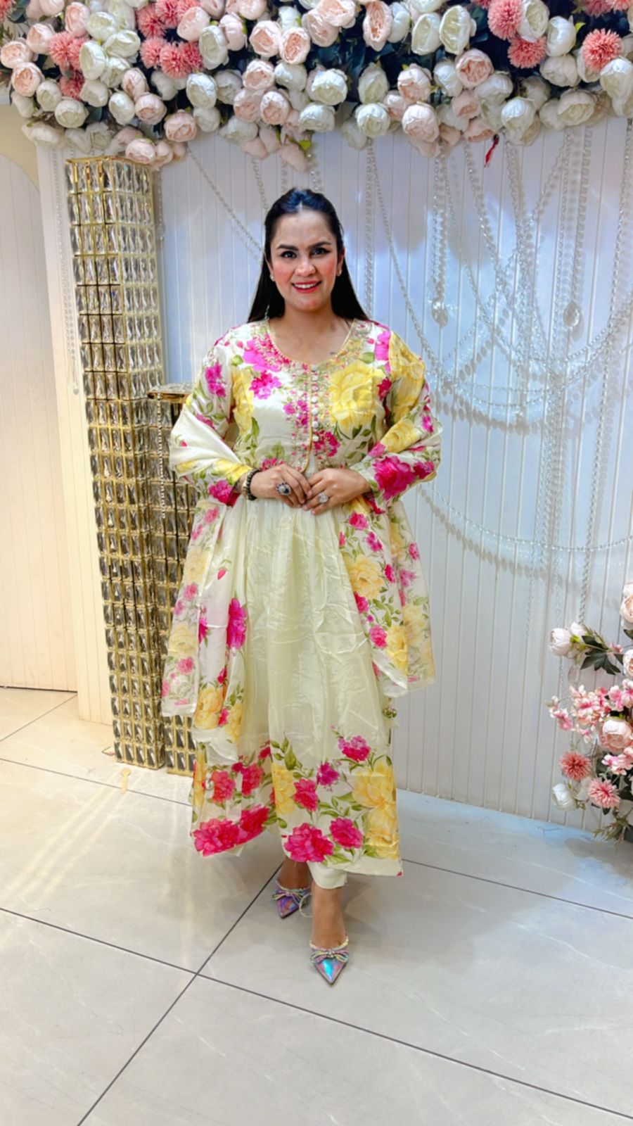 Beautiful Frock Style Suit PC957