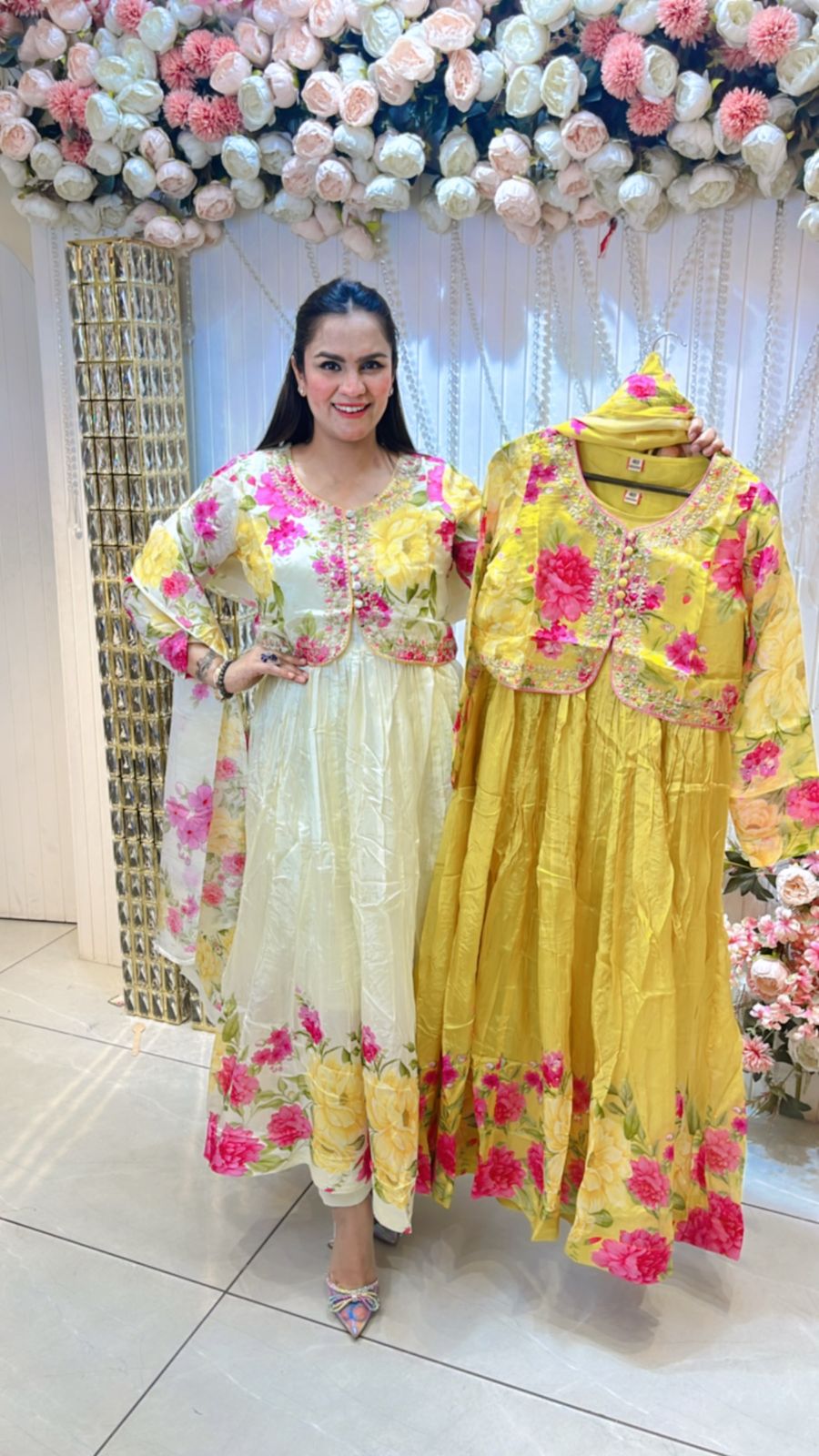Beautiful Frock Style Suit PC957
