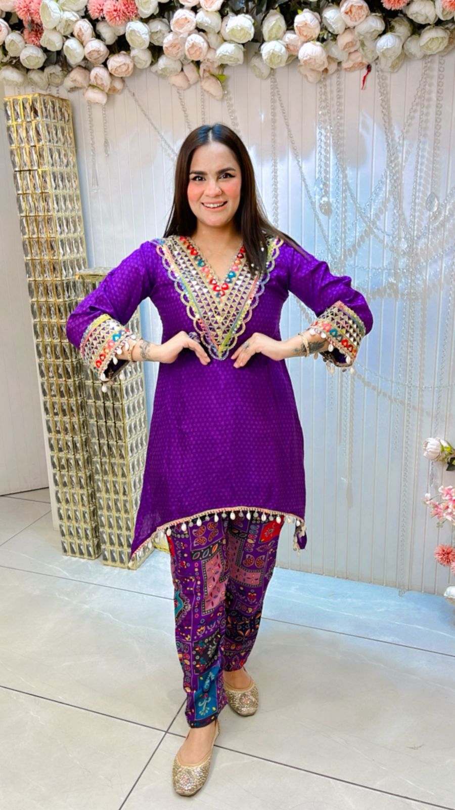 Beautiful Kaftani Co-Ord set PC1116