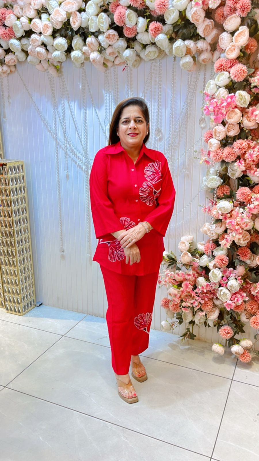 Beautiful Leave Pattern Co-Ord Set PC724