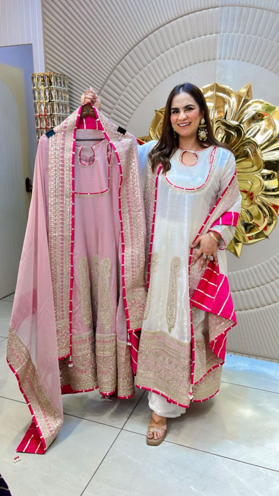 Beautiful Long Designer Suit PC1488