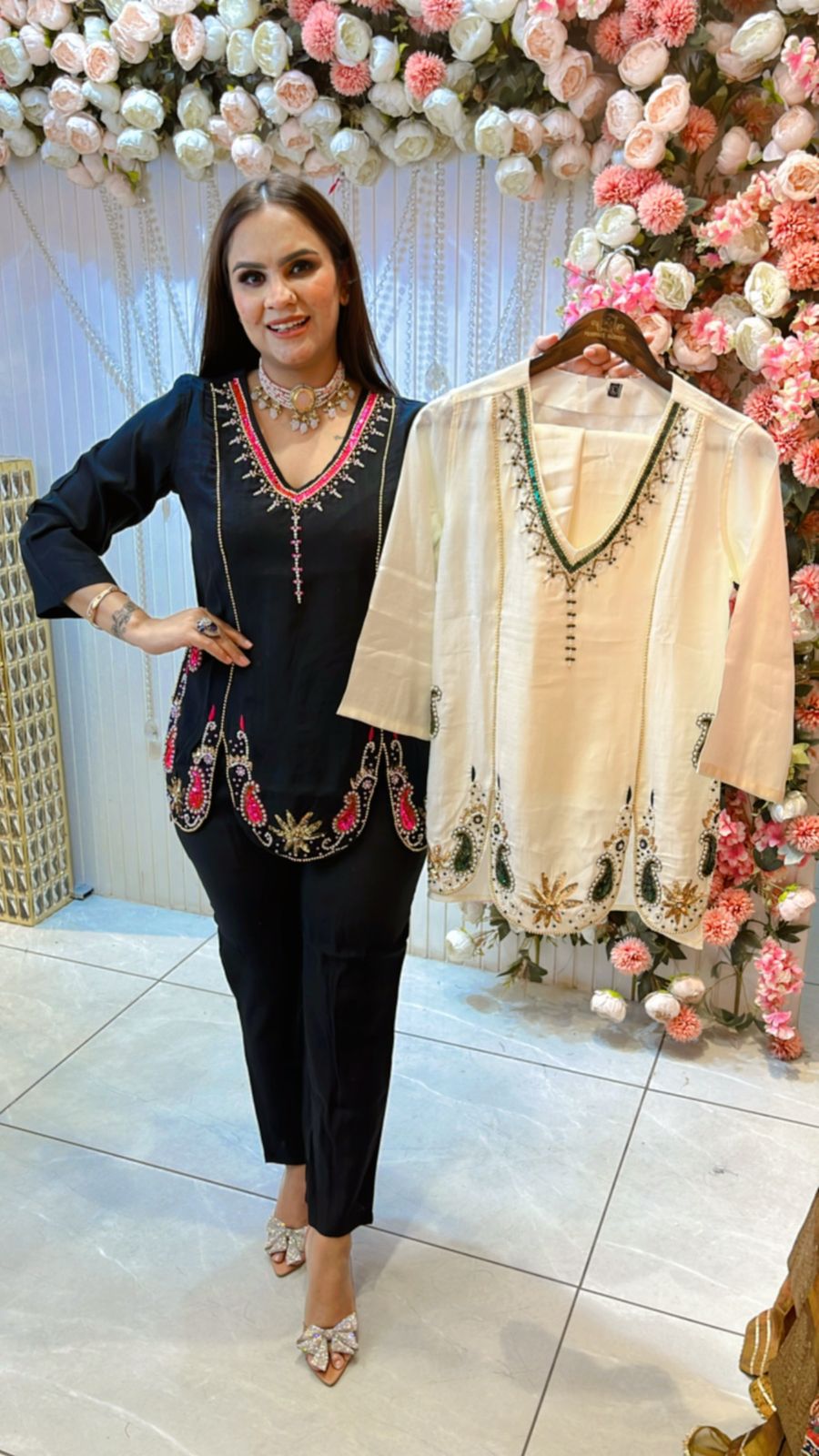 Beautiful Party Wear Co-ord Set PC725