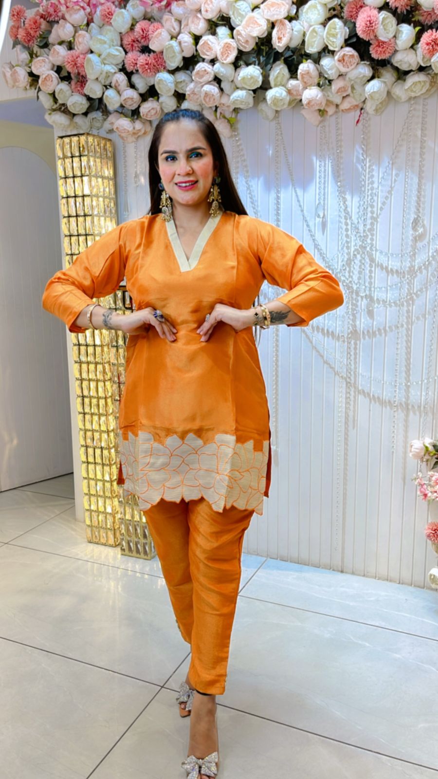 Beautiful Patel Cut Co-Ord Set PC736