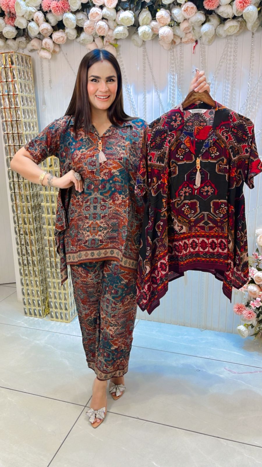 Beautiful Pattern Print Co-Ord Set PC1171