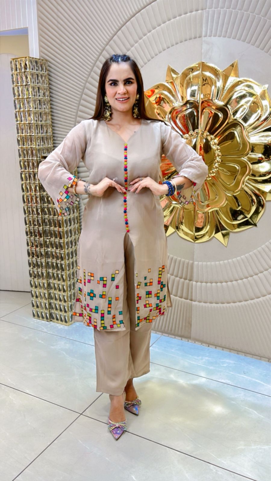 Beautiful Pattern Print Co-Ord Set PC1483