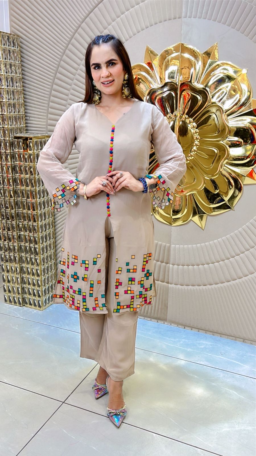 Beautiful Pattern Print Co-Ord Set PC1483