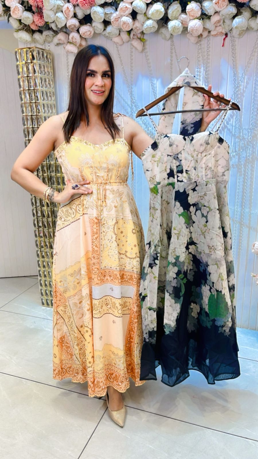 Beautiful Pattern Print Dress PC1340