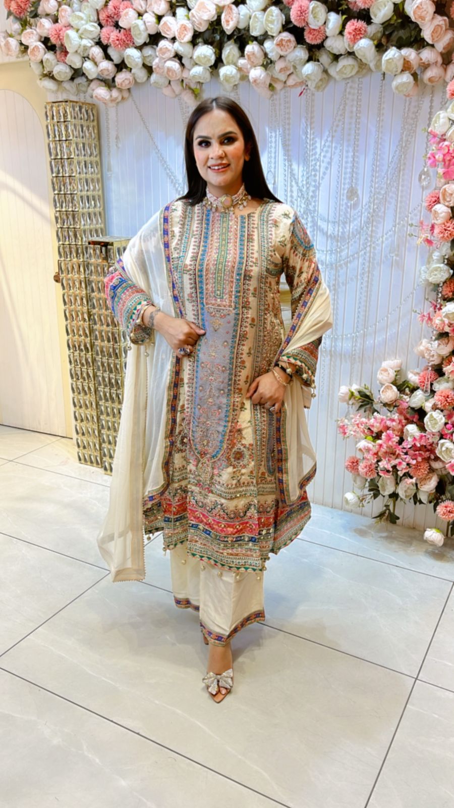 Beautiful Print 3pc Suit PC723