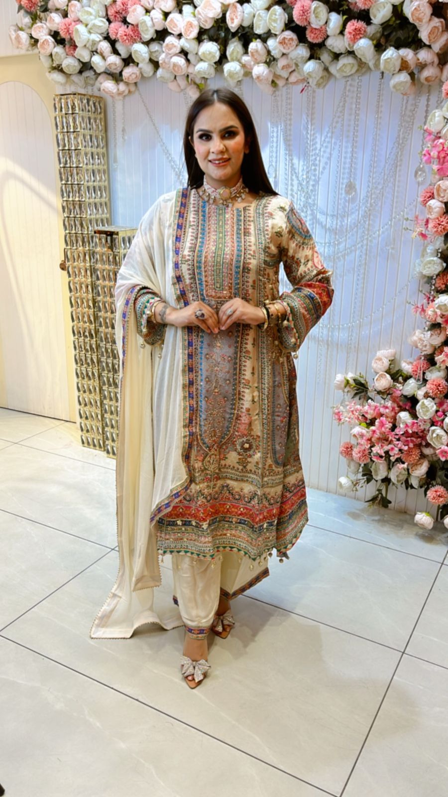 Beautiful Print 3pc Suit PC723