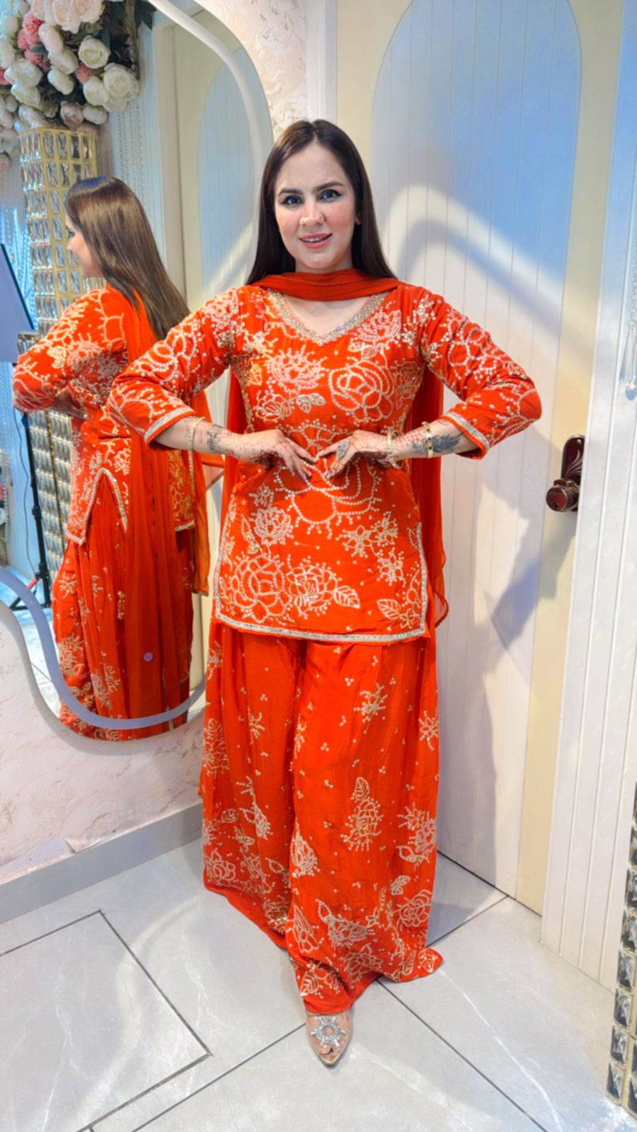 Beautiful Sharara Suit PC887