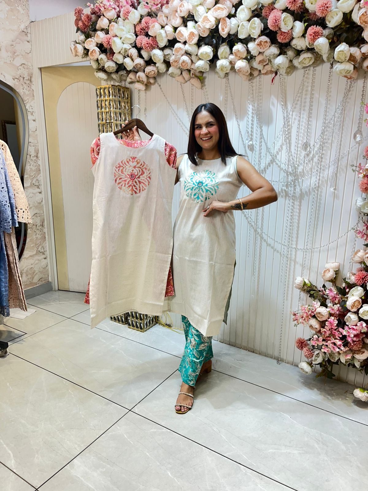 Beautiful Sleeveless Co-Ord Set PC1104