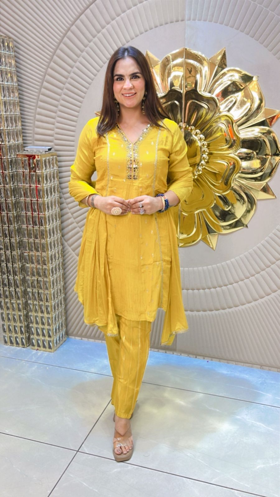 Beautiful Suit With Lace Work PC1500