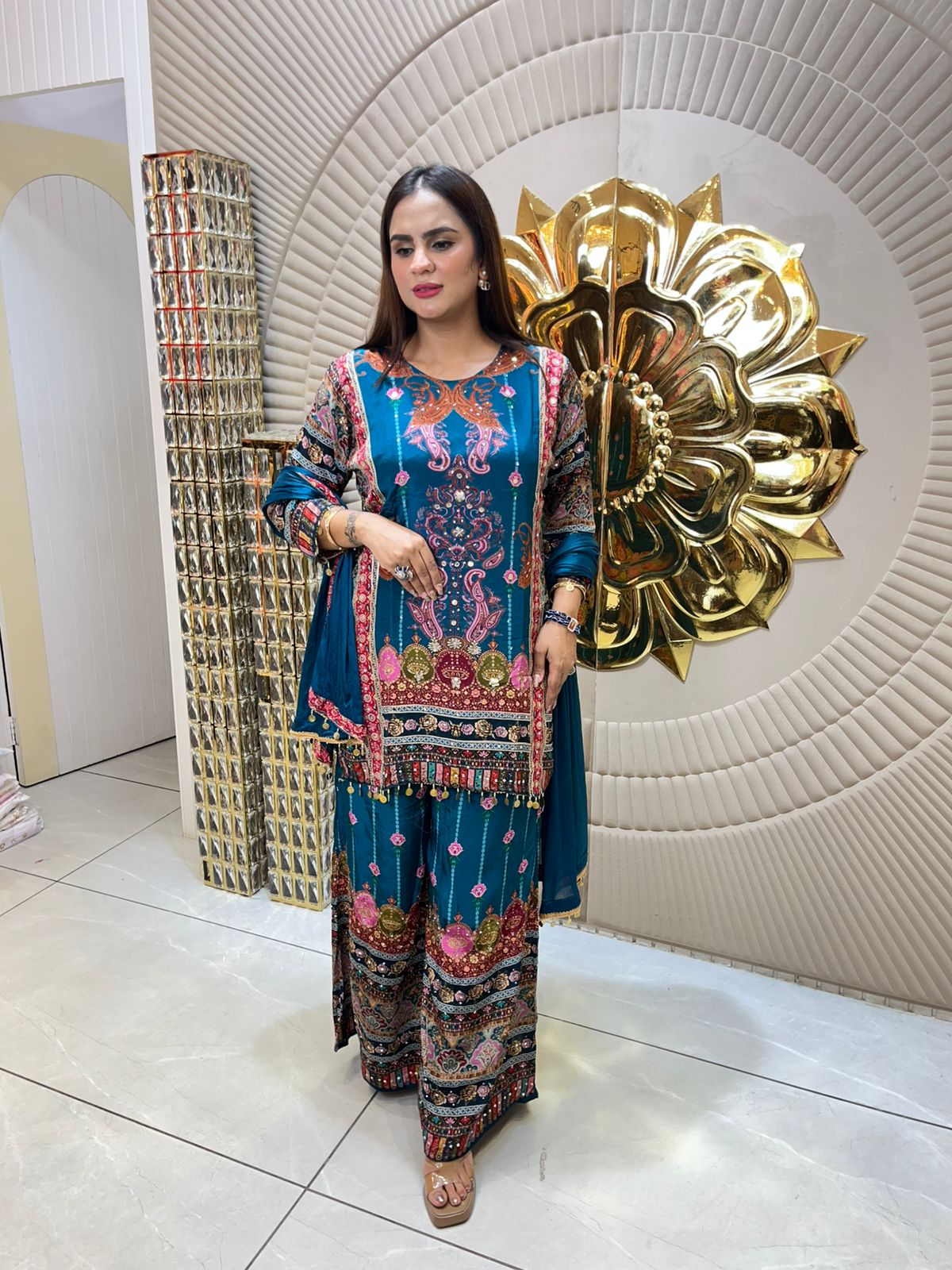 Beautiful & Elegant Digital Printed Suit PC1557