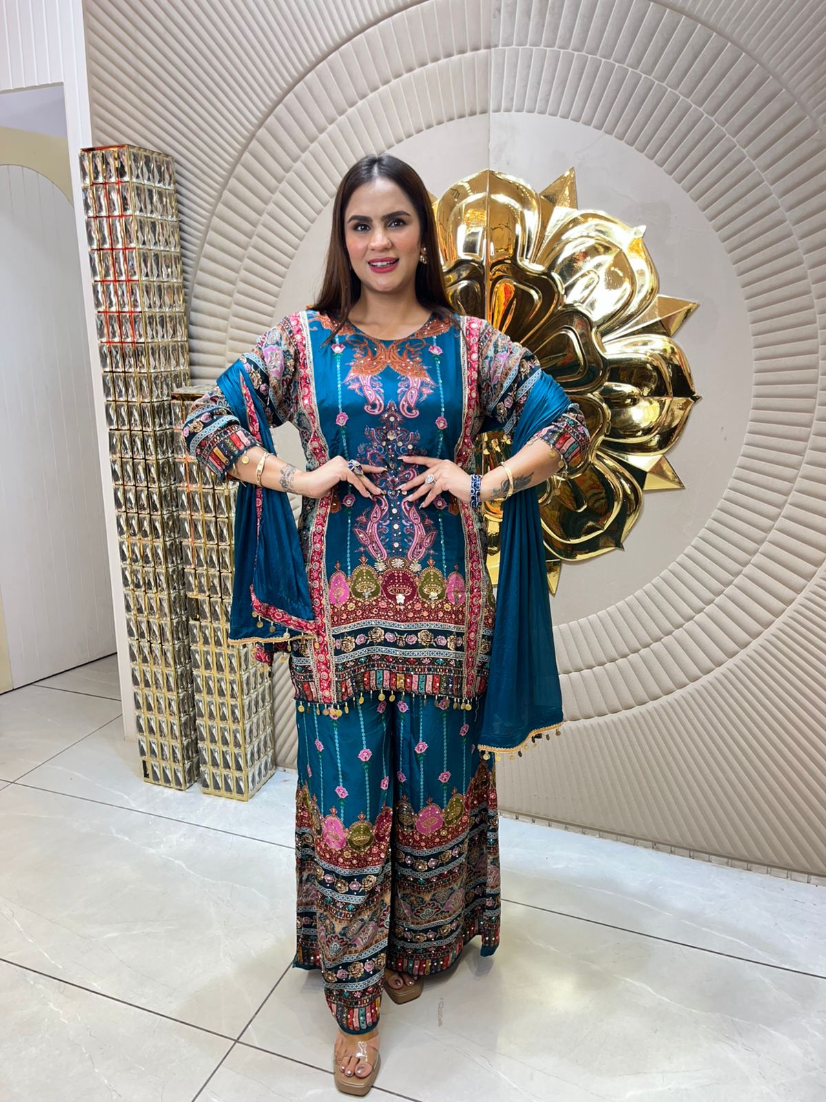 Beautiful & Elegant Digital Printed Suit PC1557