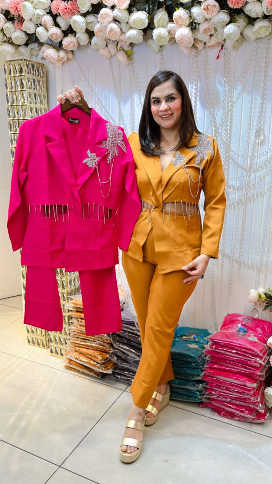 Designer Cordset With Tassels PC774