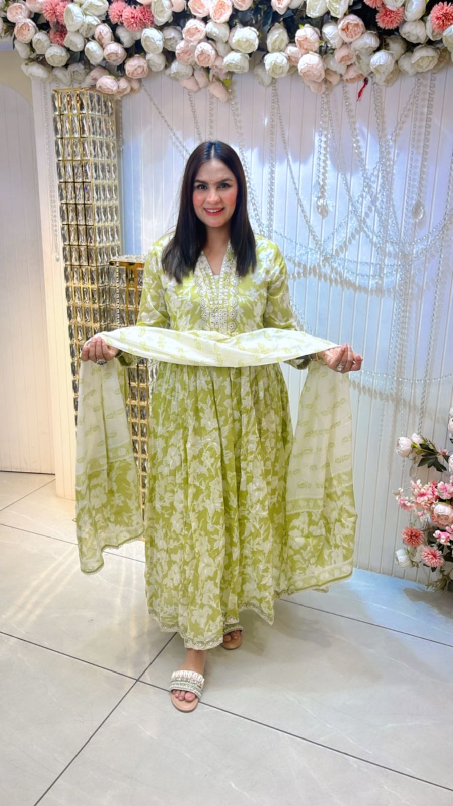 Full Length Cotton Suit For Summers PC951