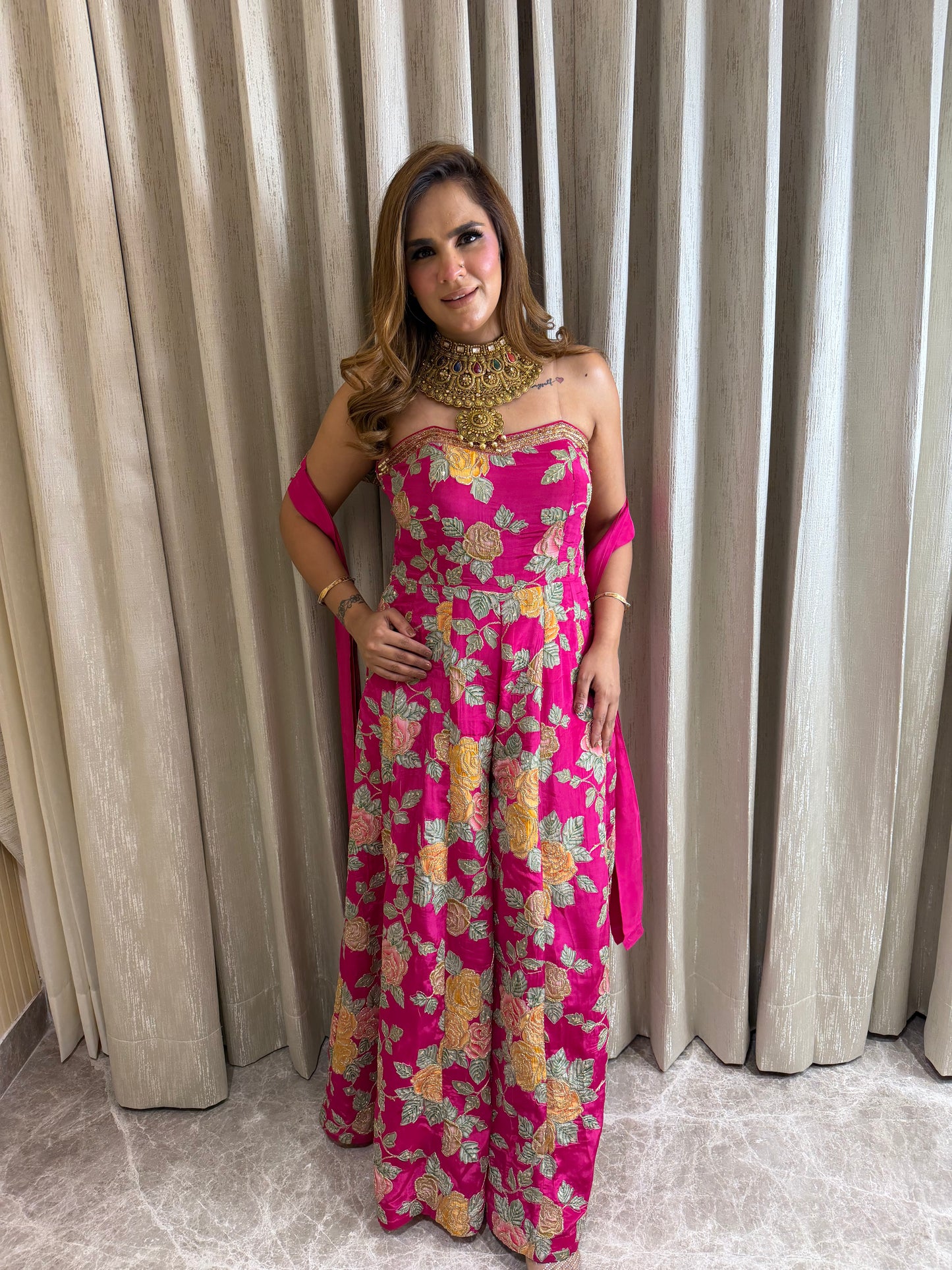 Beutiful elegant partywear jumpsuit pc3302