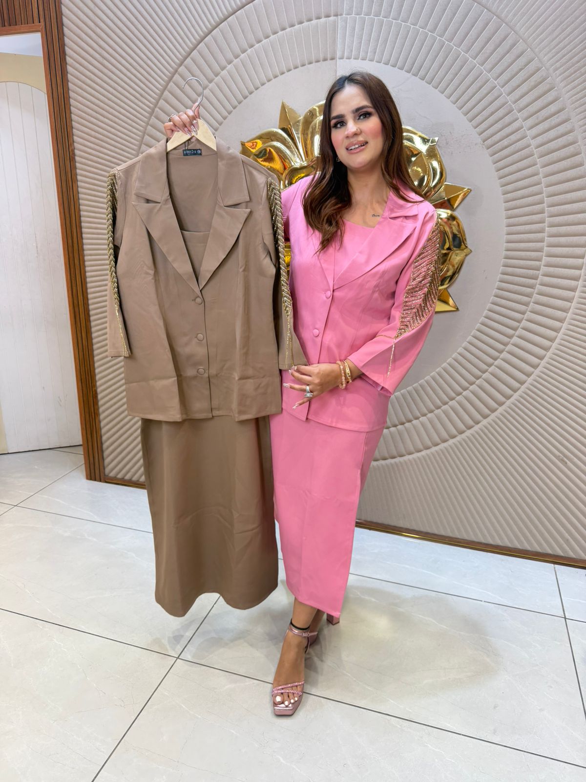 Beautiful elegant banana crape pc2650