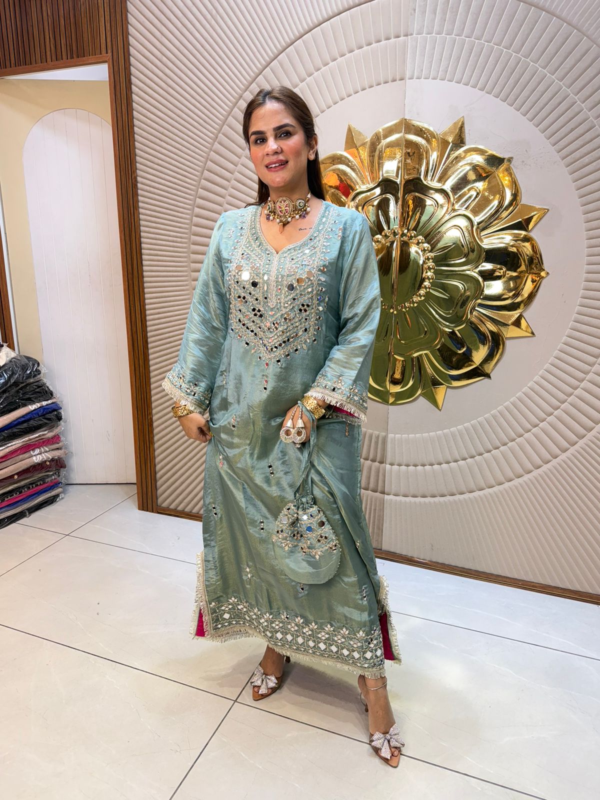 Beautiful elegent kaftan pc2443