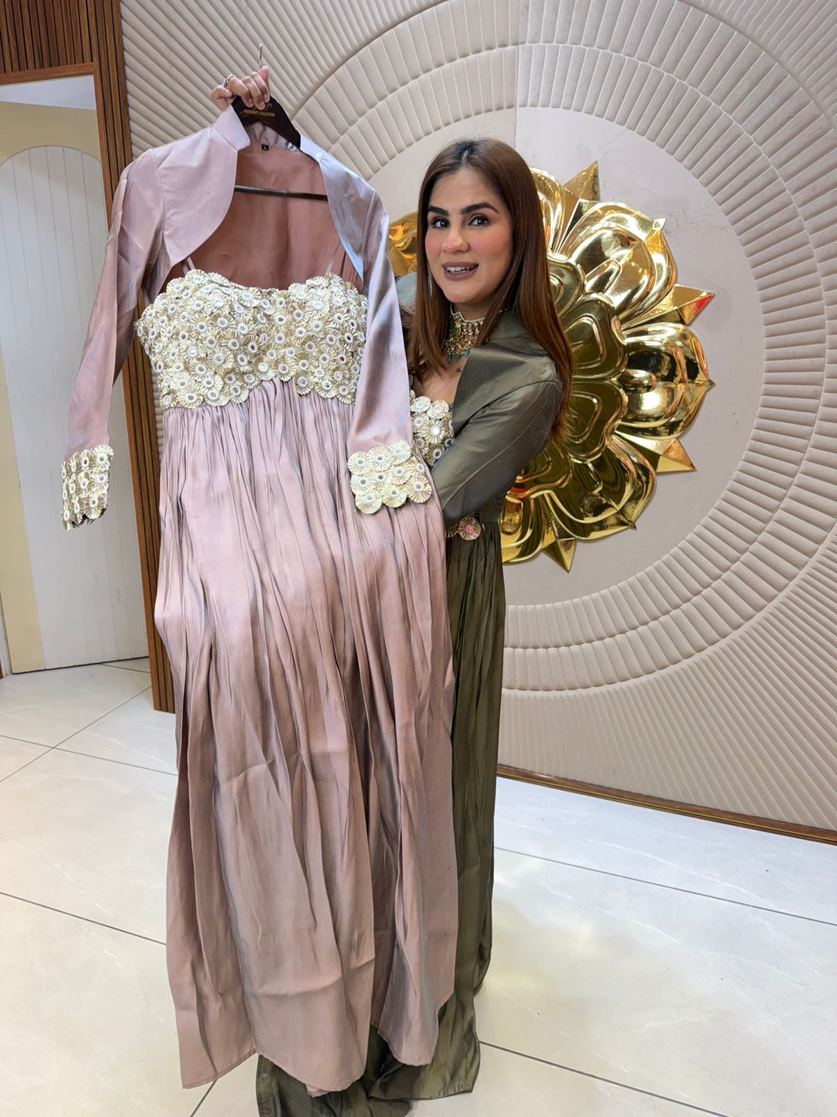 Beautiful elegent designer dress pc 2540