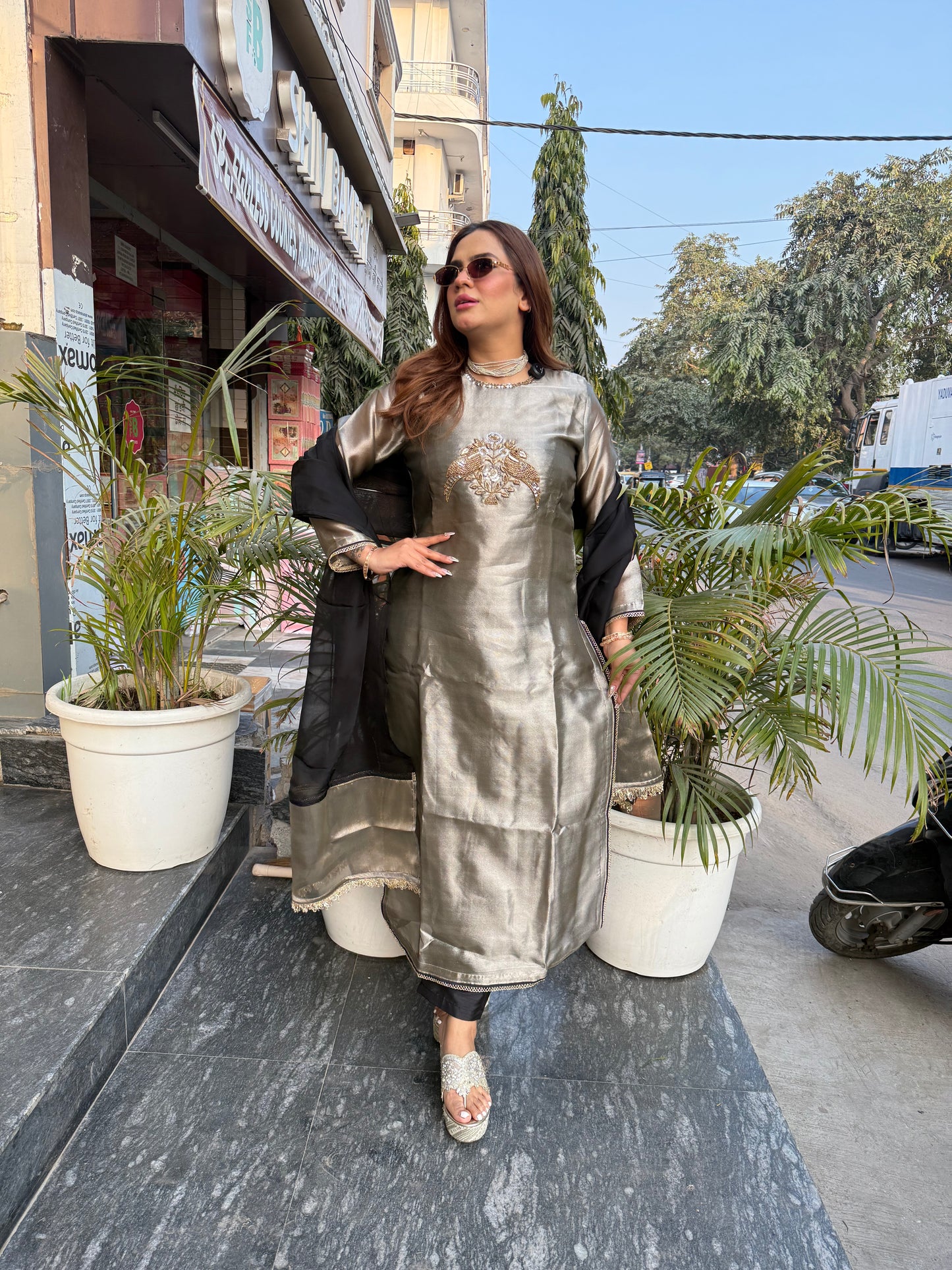 Beautiful elegent partywear suit pc2699