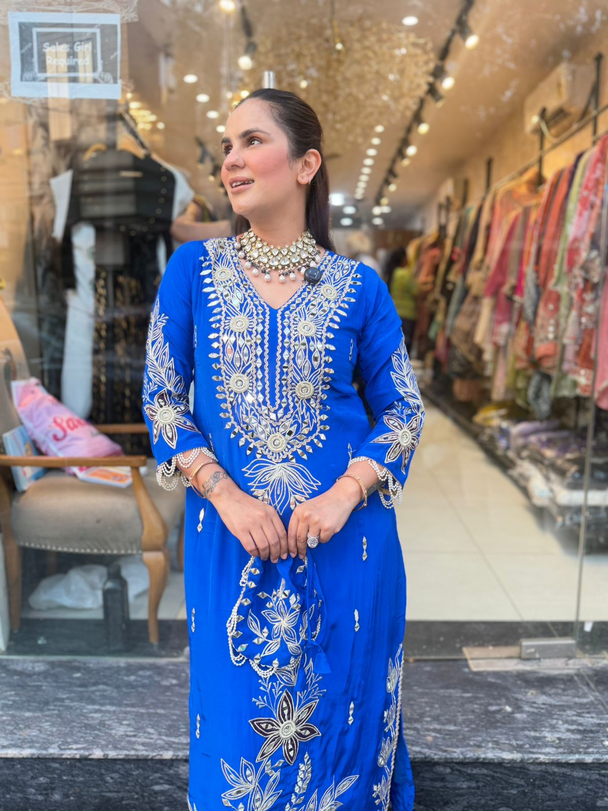 Beautiful elegant partywear kaftan pc3059