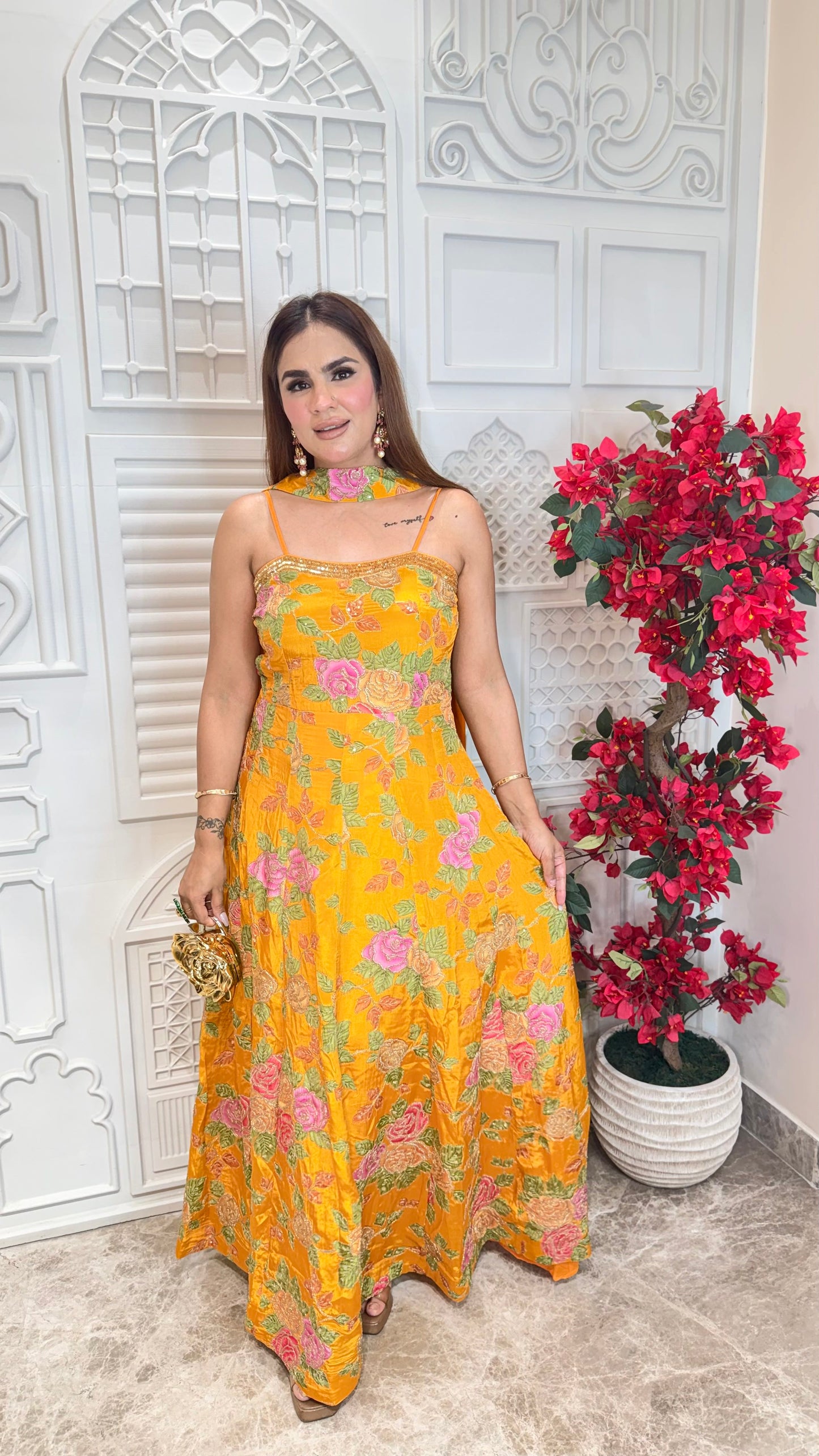 Beautiful Flower Print PC3347