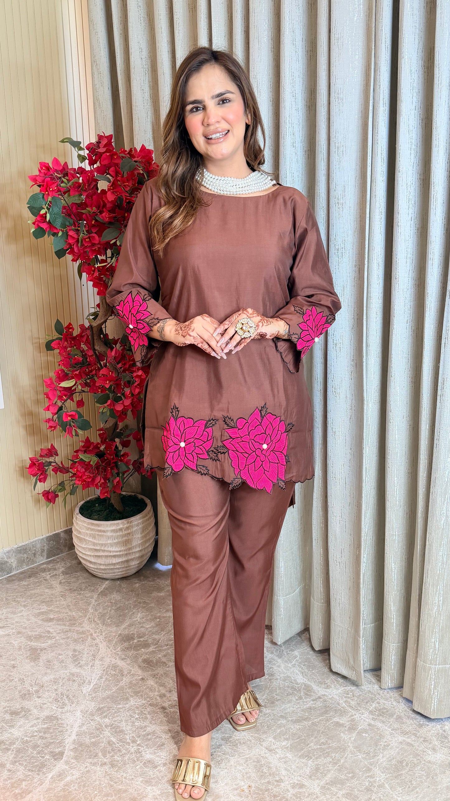 Beautiful tunic and trouser co-ord set PC3531