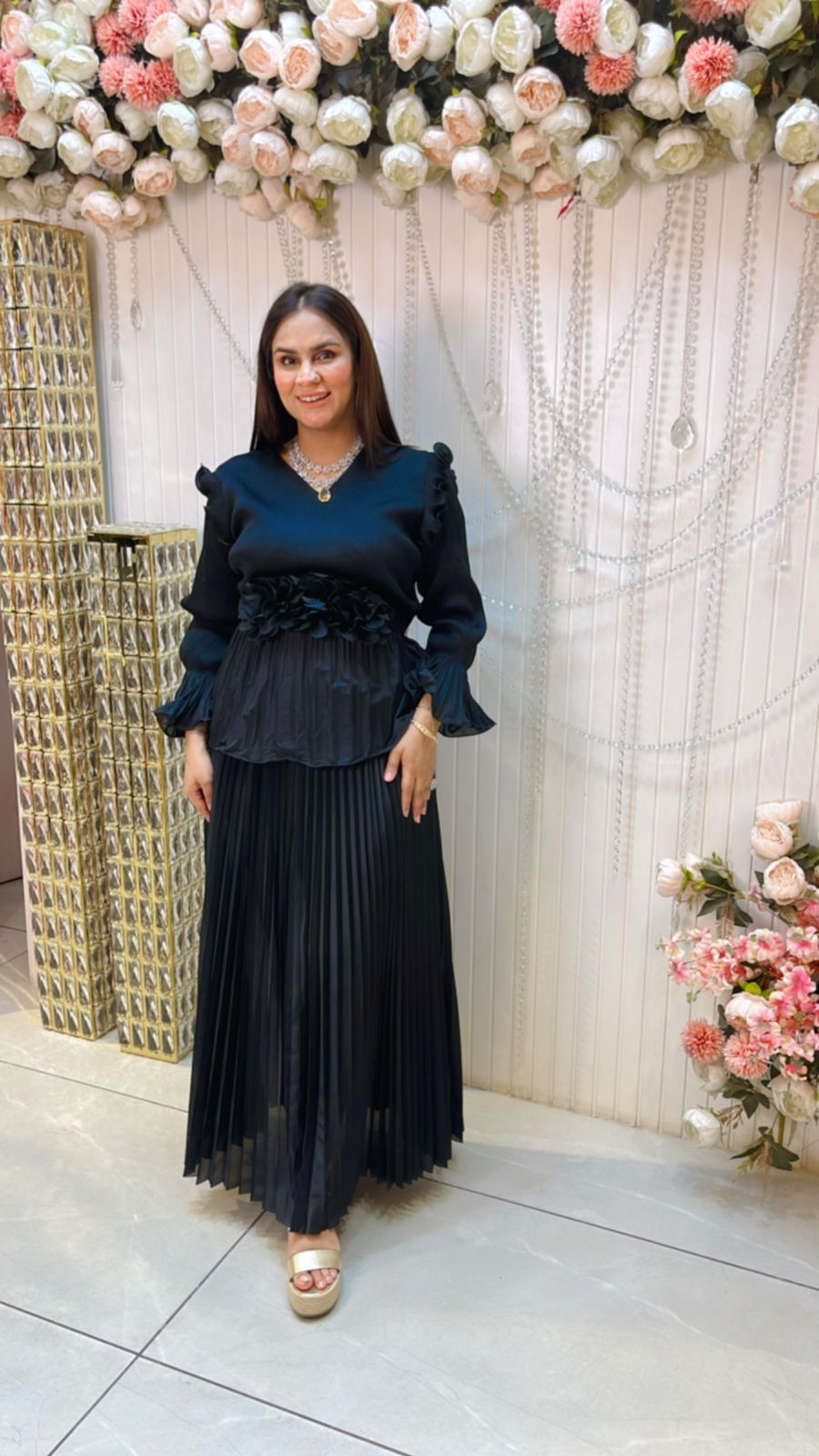 Partywear Cordset With Frills PC694